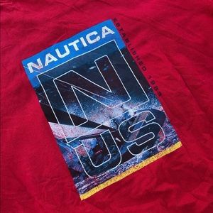 Nautical red t shirt